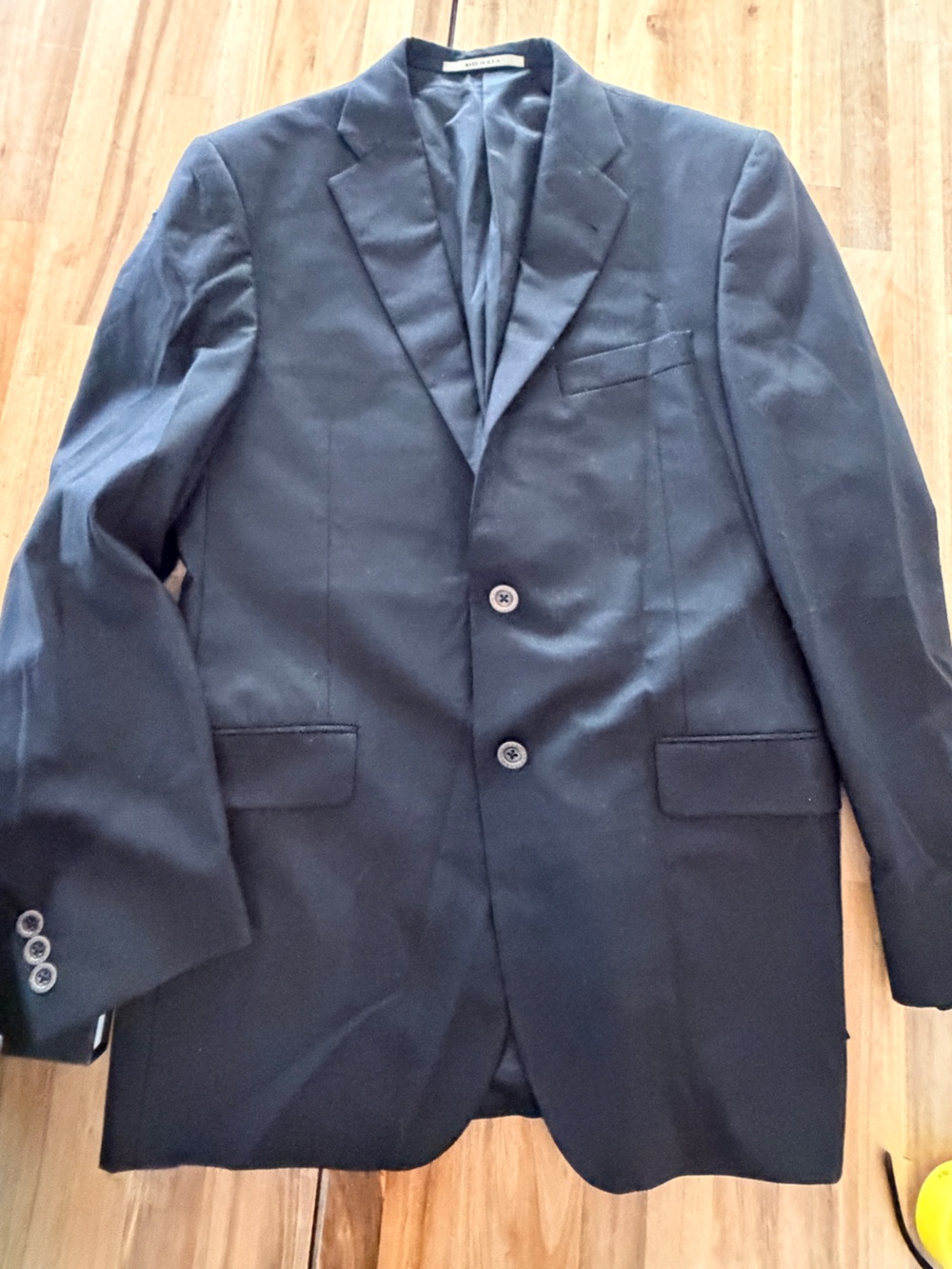 Burberry Men's Navy Double-Breasted Pea Coat